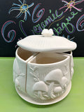 Mushroom, Canister 4pc Carousel with tray