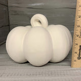 Pumpkin With Curly Stem, Large